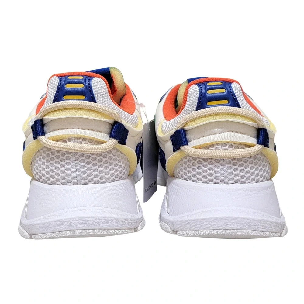 Lacoste L003 Neo Low Top Chunky Fashion Sneakers Size US 9.5 White Green Blue